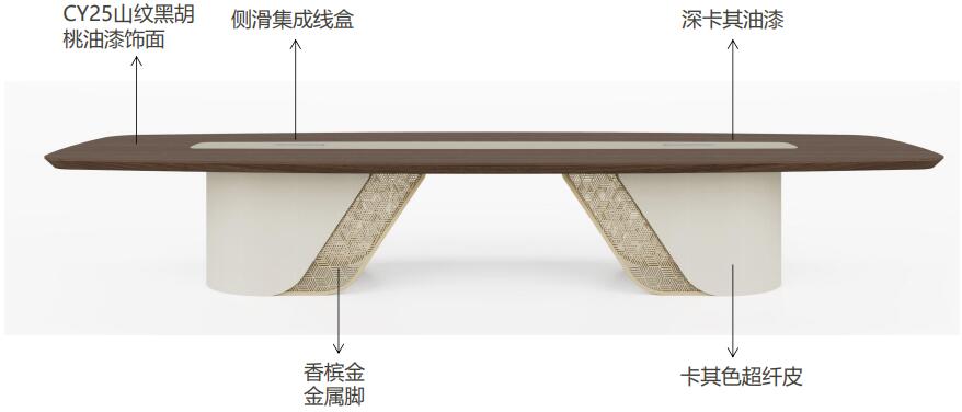 輕奢風(fēng)會(huì)議桌