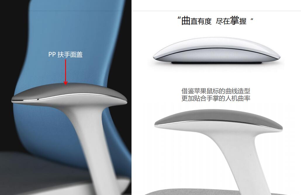 星途系列辦公椅扶手細(xì)節(jié)圖