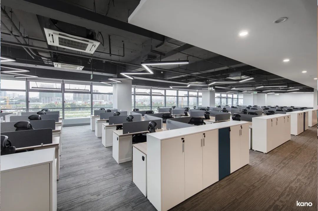 禾邁股份辦公家具工程案例之員工桌椅